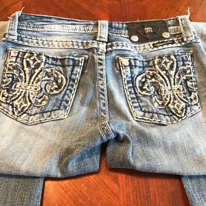 Girls MissMe Jeans boot cut.